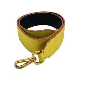 FENDI Strap You - Yellow Navy Leather Hardware 17